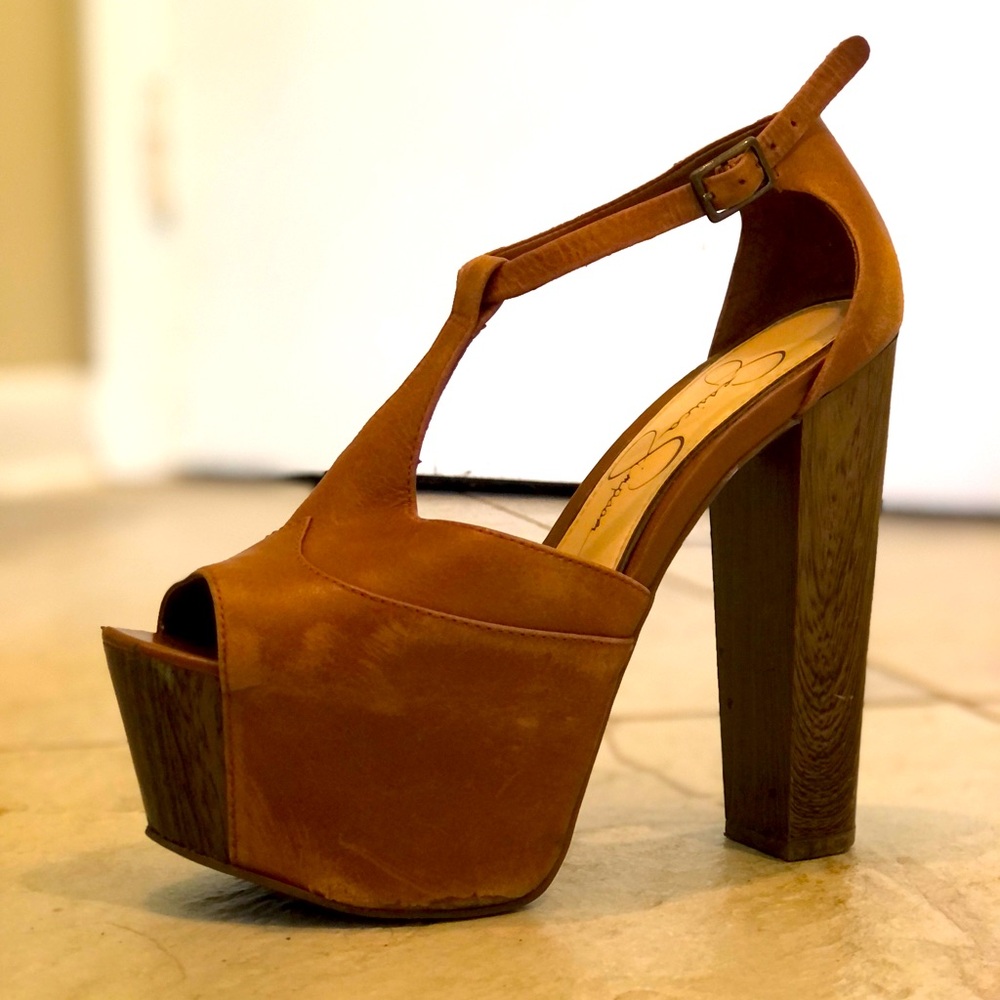 🍂Jessica Simpson JS-Dany Platforms- Burnt Umber🍂